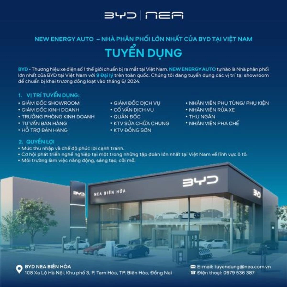 BYD Auto NEA Biên Hòa
