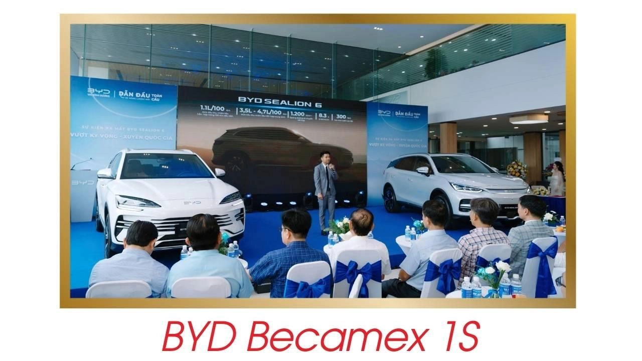 BYD Becamex 1S – Đại lý ô tô điện chính hãng BYD tại trung tâm Thủ Dầu Một, Bình Dương